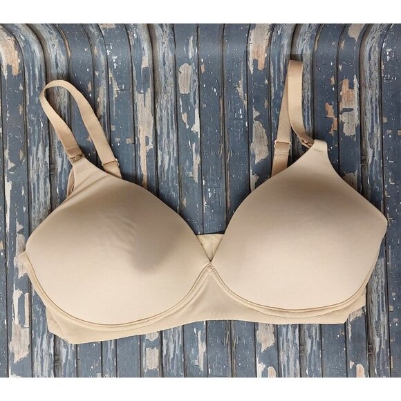 Motherhood Intimates Size 38DD Solid Beige Nude Clip-Down Cups Nursing Bra - Picture 1 of 9